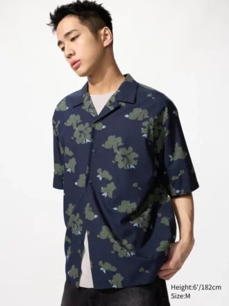 Camisas unisex de cuello abierto | Mangas cortas | Estampadas