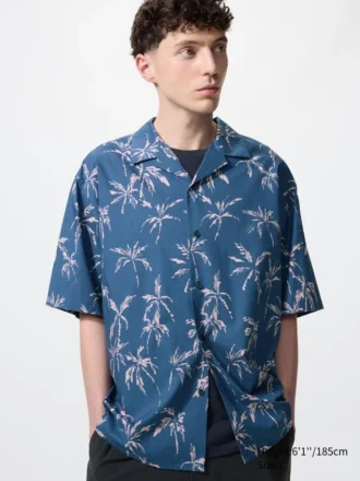 Camisas unisex de cuello abierto | Mangas cortas | Estampadas