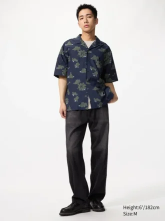 Camisas unisex de cuello abierto | Mangas cortas | Estampadas