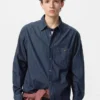 Camisas unisex de denim ligero Camisas unisex de denim ligero