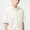 Camisas unisex de seersucker | Mangas cortas Camisas unisex de seersucker | Mangas cortas