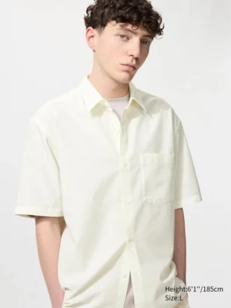 Camisas unisex de seersucker | Mangas cortas
