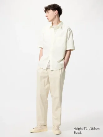 Camisas unisex de seersucker | Mangas cortas