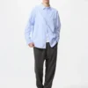 Camisas unisex de tela de sarga | Cuello regular | A rayas Camisas unisex de tela de sarga | Cuello regular | A rayas