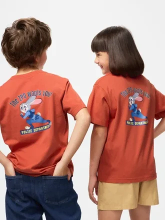 Camiseta con estampado de Ut de Zootopia para niños