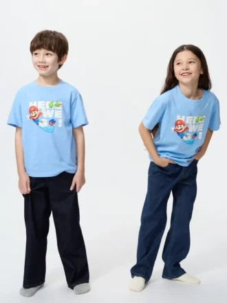 Camiseta con estampado gráfico de la película «Super Mario Galaxy» para niños