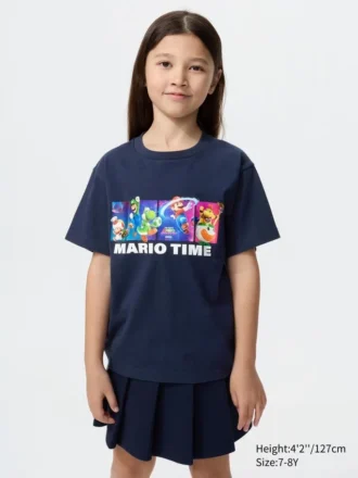 Camiseta con estampado gráfico de la película «Super Mario Galaxy» para niños