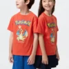 Camiseta con estampado gráfico de Pokémon para niños UT Camiseta con estampado gráfico de Pokémon para niños UT