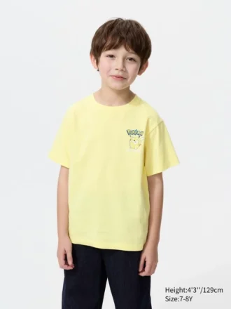 Camiseta con estampado gráfico de Pokémon para niños UT