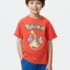 Camiseta con estampado gráfico de Pokémon para niños UT Camiseta con estampado gráfico de Pokémon para niños UT
