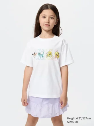 Camiseta con estampado gráfico de Pokémon para niños UT