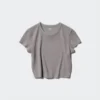 Camiseta corta AIRism Soft para mujer Camiseta corta AIRism Soft para mujer