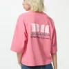 Camiseta corta con estampado gráfico Babymonster UT para mujer