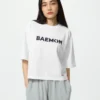 Camiseta corta con estampado gráfico Babymonster UT para mujer