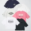 Camiseta corta con estampado gráfico Babymonster UT para mujer