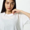 Camiseta corta con estampado gráfico Babymonster UT para mujer | Transparente