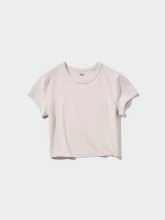 Camiseta corta Ultra Stretch AIRism para mujer