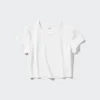 Camiseta corta Ultra Stretch AIRism para mujer