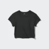Camiseta corta Ultra Stretch AIRism para mujer