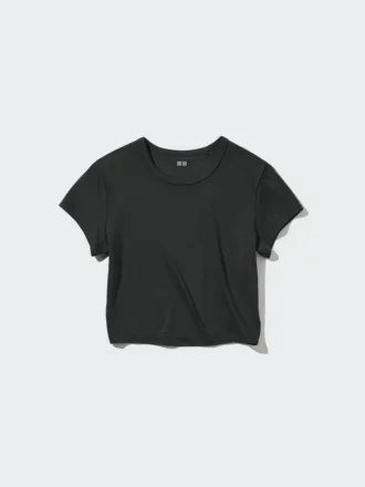 Camiseta corta Ultra Stretch AIRism para mujer