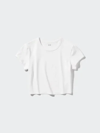 Camiseta corta Ultra Stretch AIRism para mujer