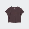 Camiseta corta Ultra Stretch AIRism para mujer