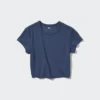 Camiseta corta Ultra Stretch AIRism para mujer