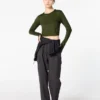 Camiseta corta Ultra Stretch AIRism para mujer | Camisetas de manga larga