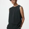 Camiseta de algodón AIRism para hombre | Sin mangas