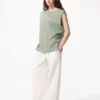 Camiseta de algodón AIRism para hombre | Sin mangas