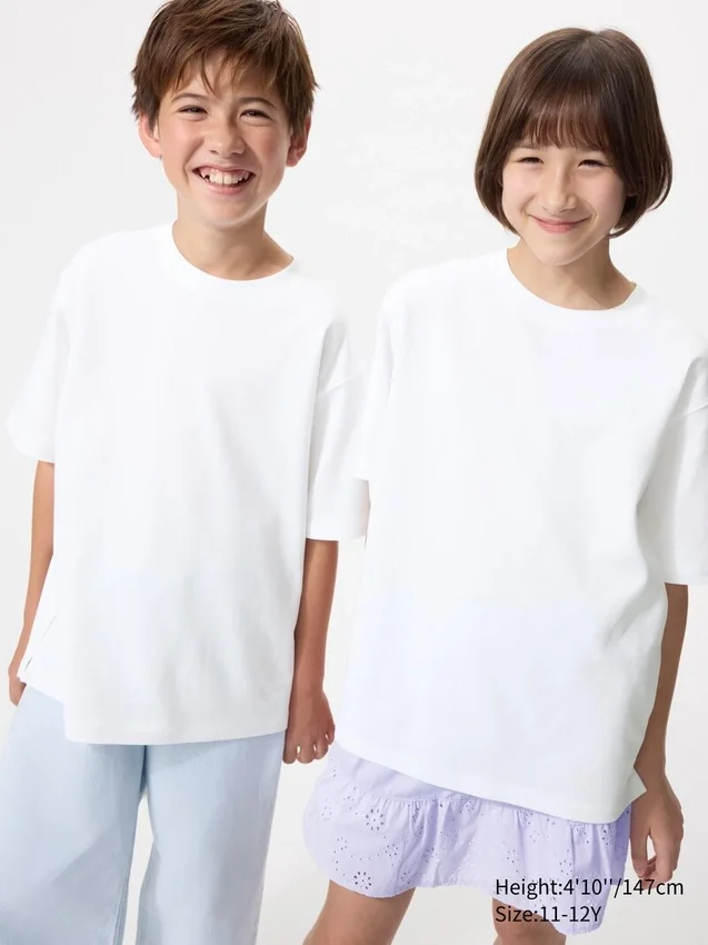 Camiseta de algodón AIRism para niños Camiseta de algodón AIRism para niños