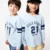 Camiseta de algodón AIRism para niños | Camiseta de manga larga Camiseta de algodón AIRism para niños | Camiseta de manga larga