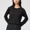 Camiseta de algodón Supima para mujer | Camiseta de manga larga Camiseta de algodón Supima para mujer | Camiseta de manga larga