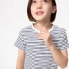 Camiseta de canalé para niños | A rayas Camiseta de canalé para niños | A rayas