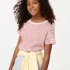 Camiseta de canalé para niños | A rayas Camiseta de canalé para niños | A rayas