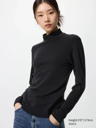 Camiseta de cuello alto HEATTECH Ultra Warm para mujer