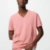 Camiseta de cuello en V Dry para hombre