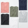 Camiseta de cuello en V Dry para hombre