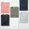 Camiseta de cuello en V Dry para hombre Camiseta de cuello en V Dry para hombre