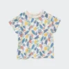 Camiseta de cuello redondo Baby Dry de pantalones cortos de mangas cortas
