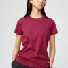 Camiseta de cuello redondo para mujer