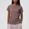 Camiseta de cuello redondo para mujer