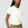 Camiseta de cuello redondo para mujer