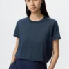 Camiseta de lino para mujer Camiseta de lino para mujer