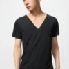Camiseta de malla antiolor AIRism para hombre | Cuello en V