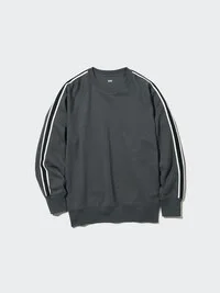 Camiseta de manga larga con rayas laterales para hombre