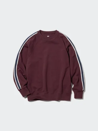 Camiseta de manga larga con rayas laterales para hombre