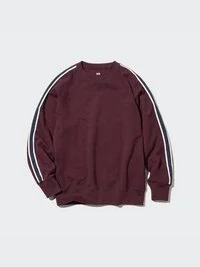 Camiseta de manga larga con rayas laterales para hombre