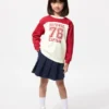 Camiseta de manga larga de algodón AIRism para niños | Estampado Camiseta de manga larga de algodón AIRism para niños | Estampado