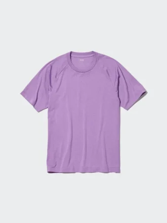 Camiseta de mangas cortas con cuello redondo DRY-EX para hombre